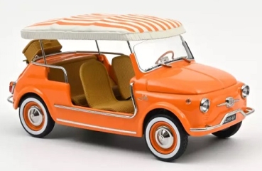 187791 Fiat 500 Jolly 1965 Orange 1:18